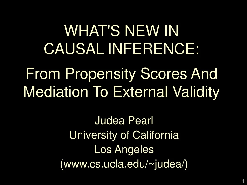 what s new in causal inference from propensity