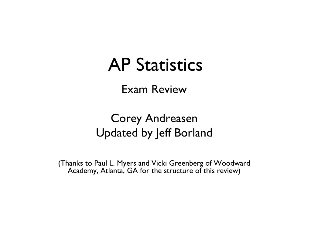 ap statistics