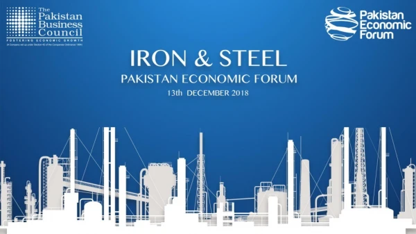 Pakistan  Economic Forum IRON &amp; STEEL December 13, 2018