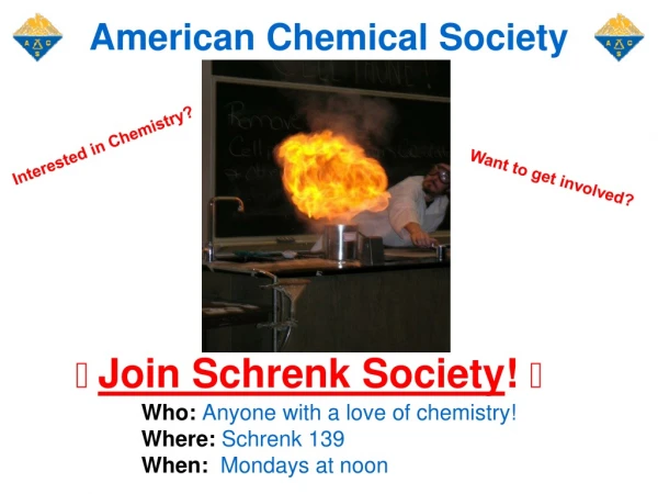  Join Schrenk Society !  