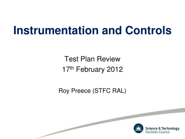 Instrumentation and Controls