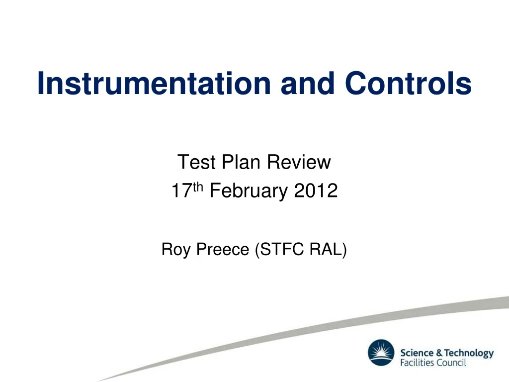 instrumentation and controls