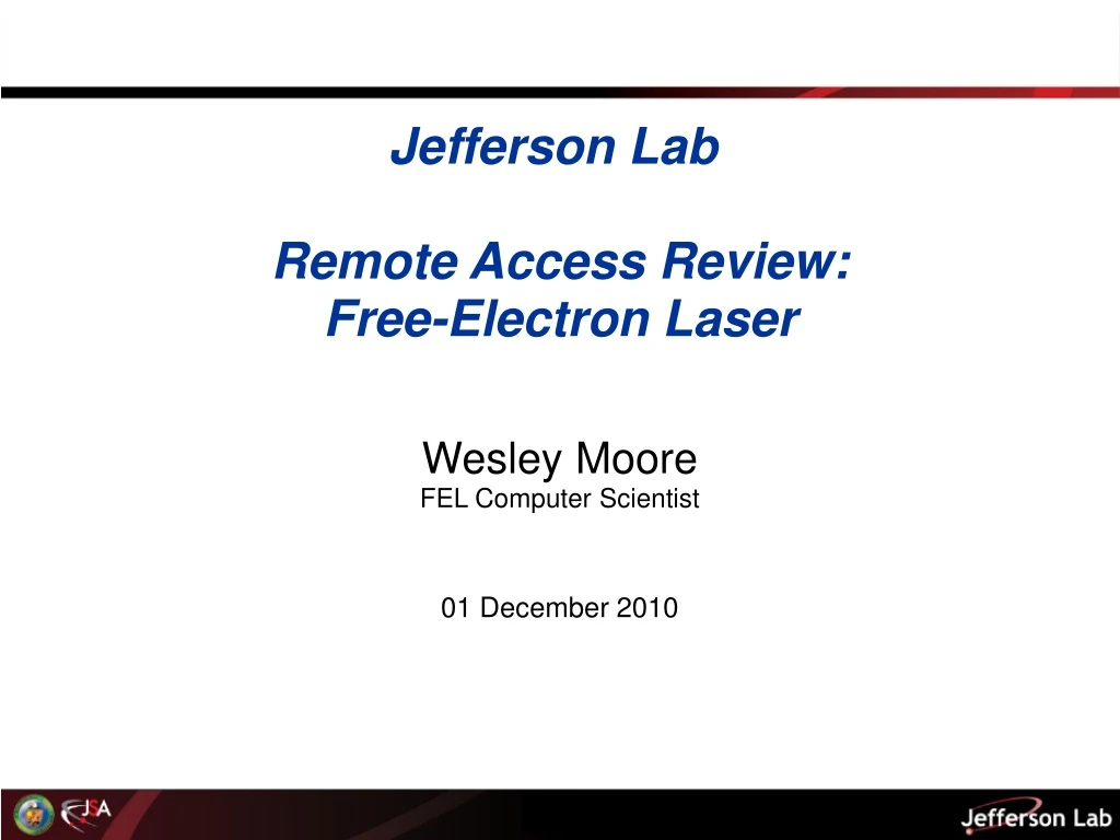 jefferson lab remote access review free electron
