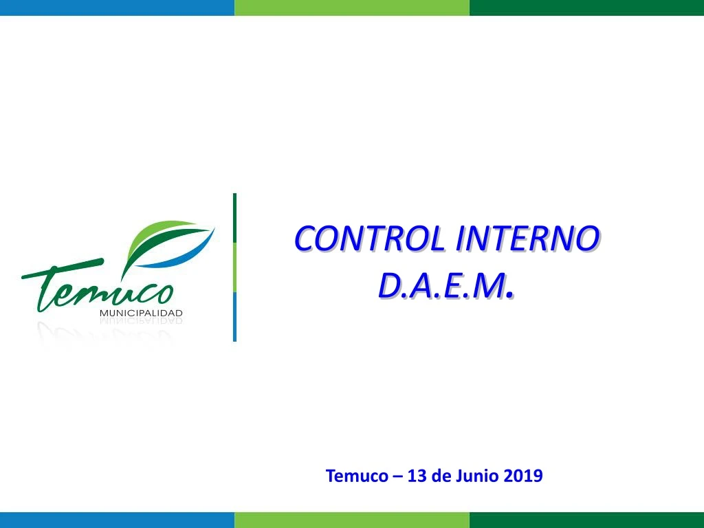 control interno d a e m