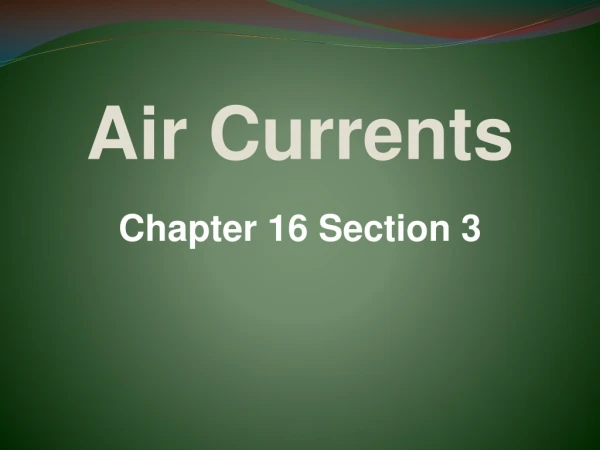 Air Currents