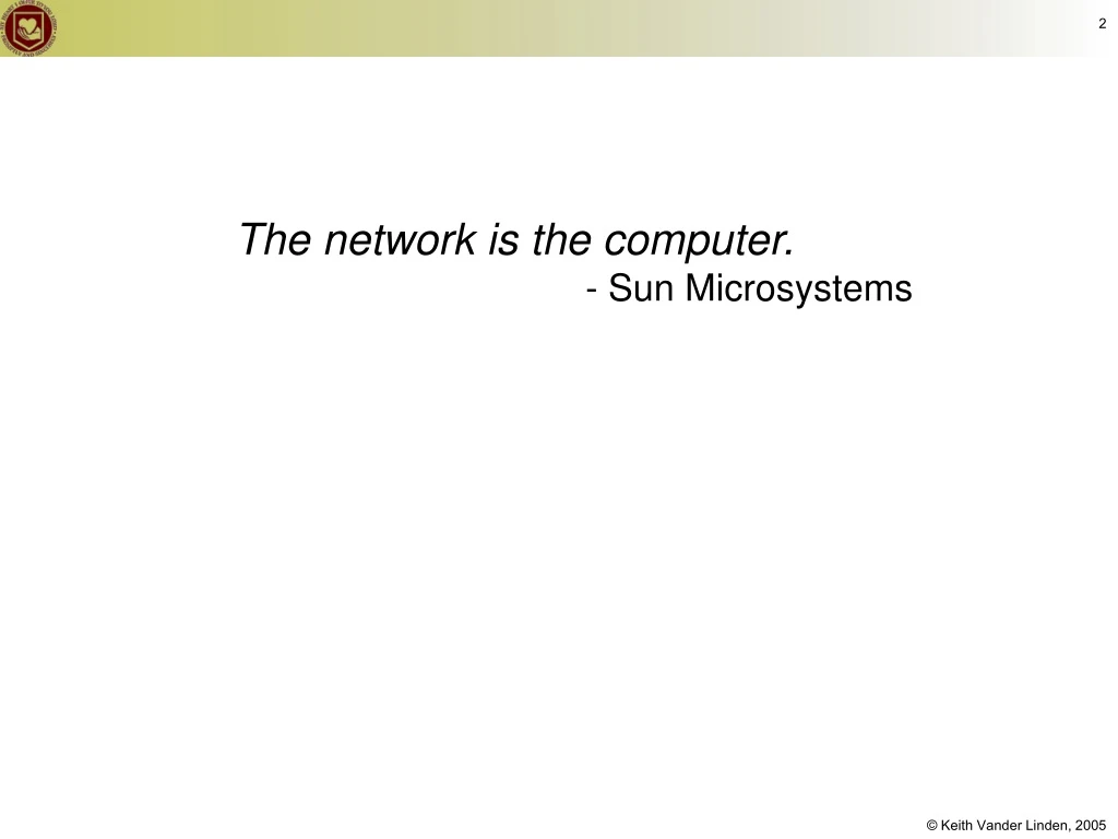the network is the computer sun microsystems