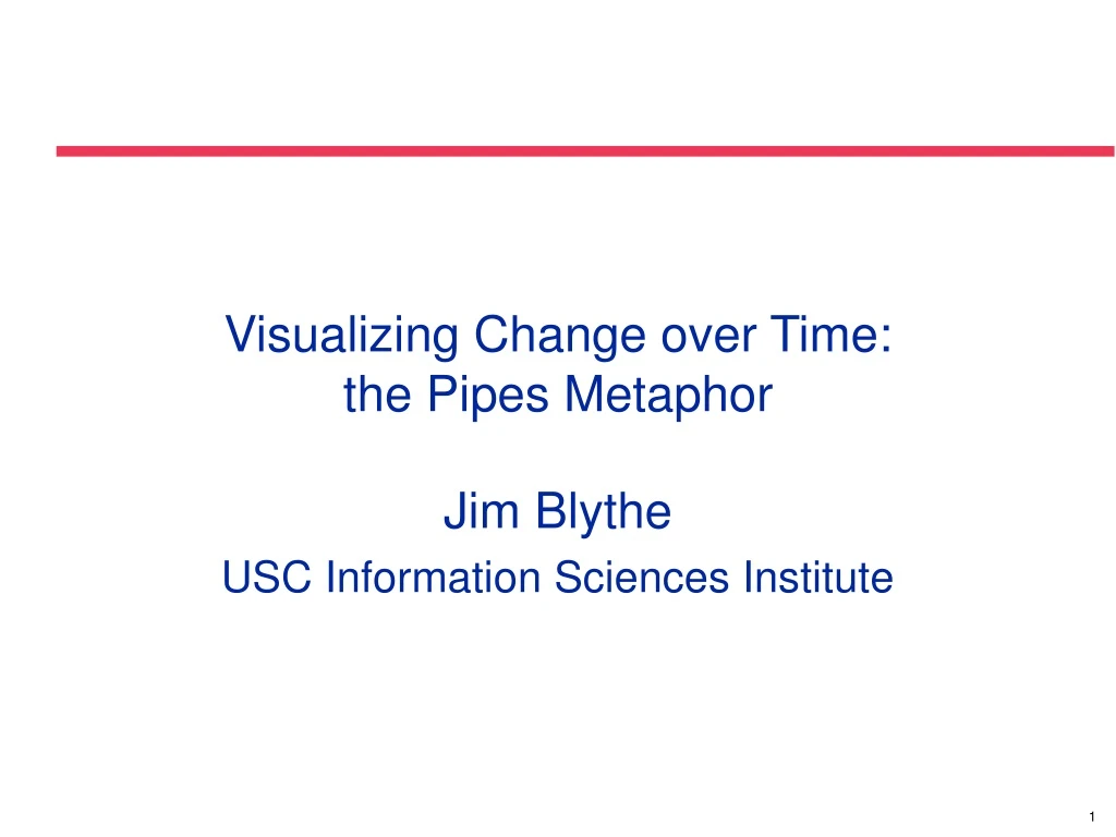 visualizing change over time the pipes metaphor