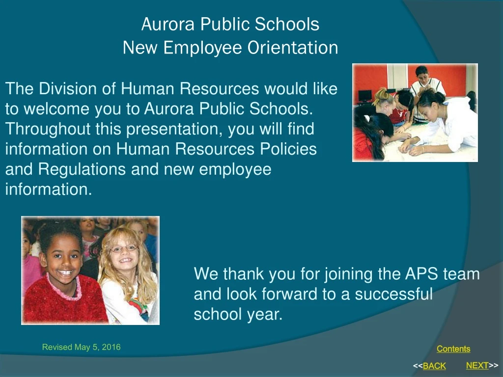 aurora public schools new employee orientation