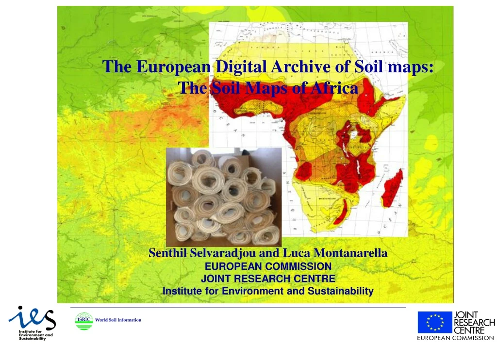 the european digital archive of soil maps