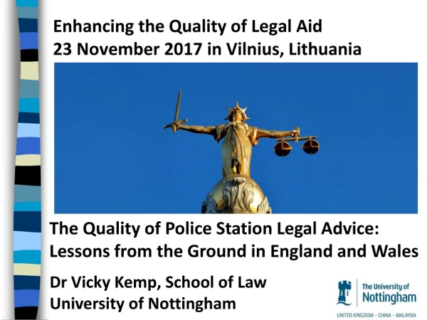 The Quality of Police Station Legal Advice: Lessons from the Ground in England and Wales