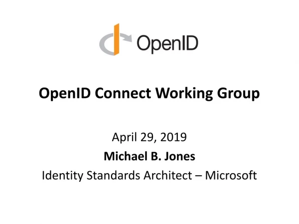 OpenID  Connect Working Group