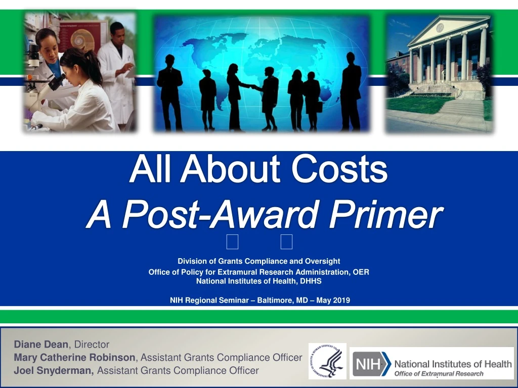 all about costs a post award primer