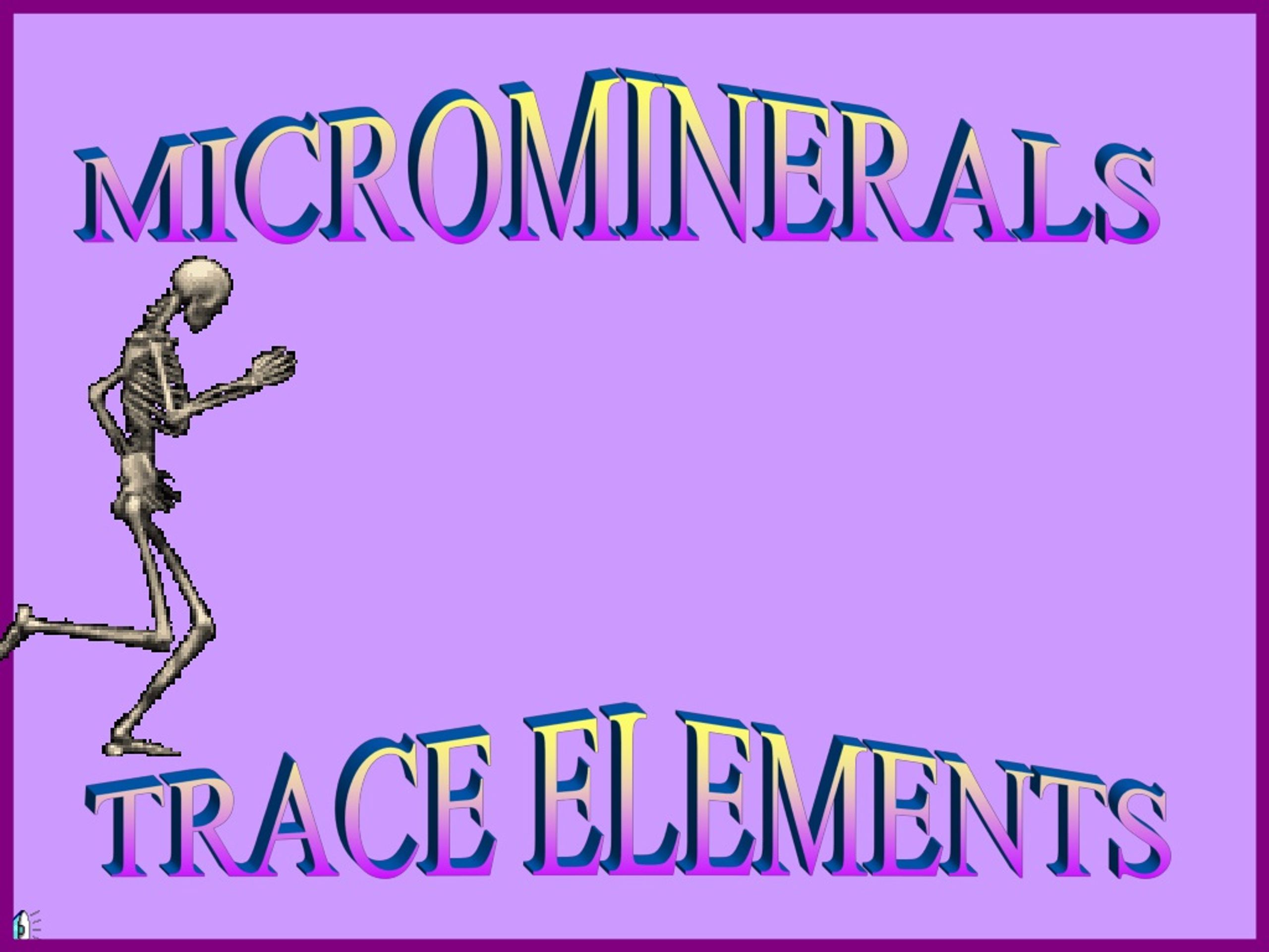 Essential Microminerals: Iron, Iodine, Zinc - slide 1