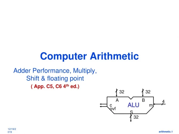 Computer Arithmetic