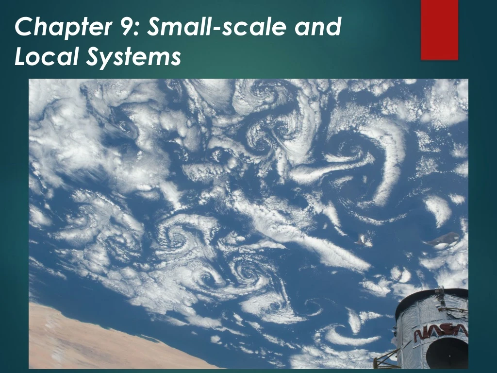 chapter 9 small scale and local systems
