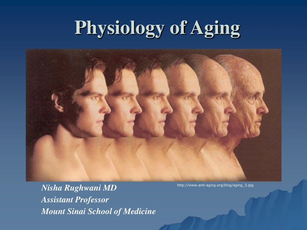 physiology of aging