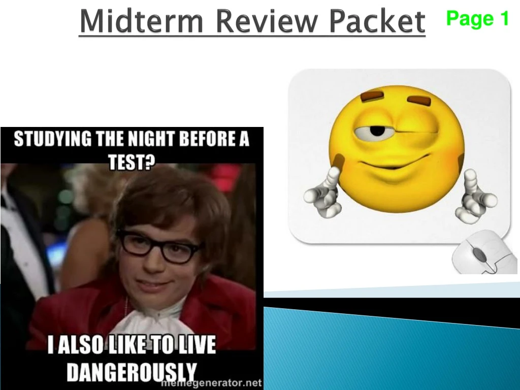 midterm review packet