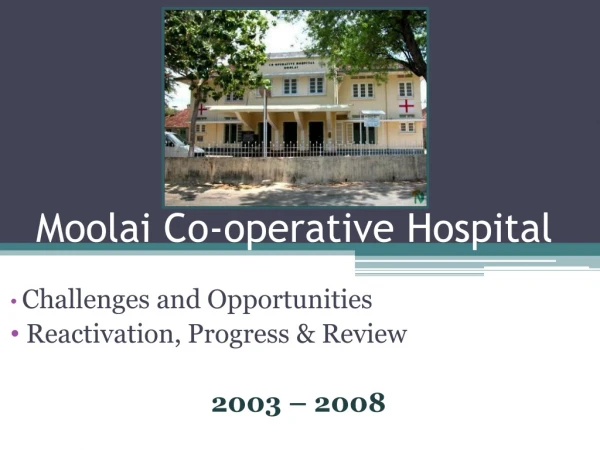 Moolai Co-operative Hospital