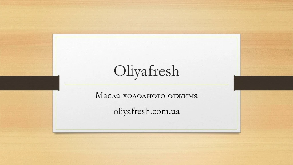 oliyafresh