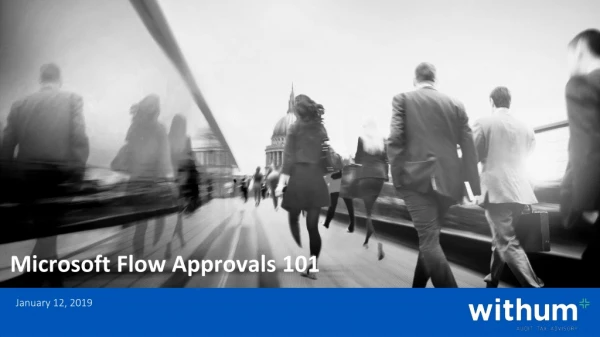 Microsoft Flow Approvals 101