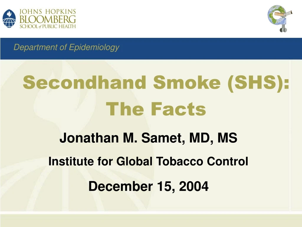 secondhand smoke shs the facts