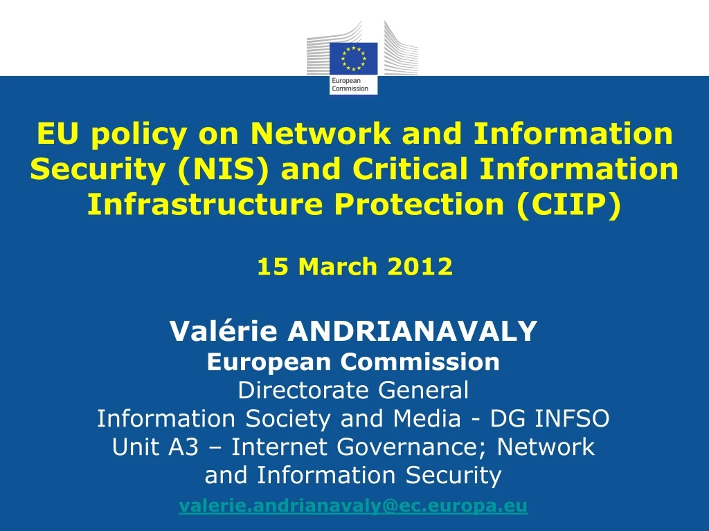 eu policy on network and information security