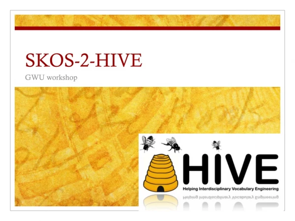 SKOS-2-HIVE