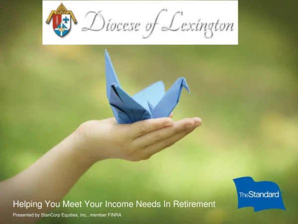 Helping You Meet Your Income Needs In Retirement