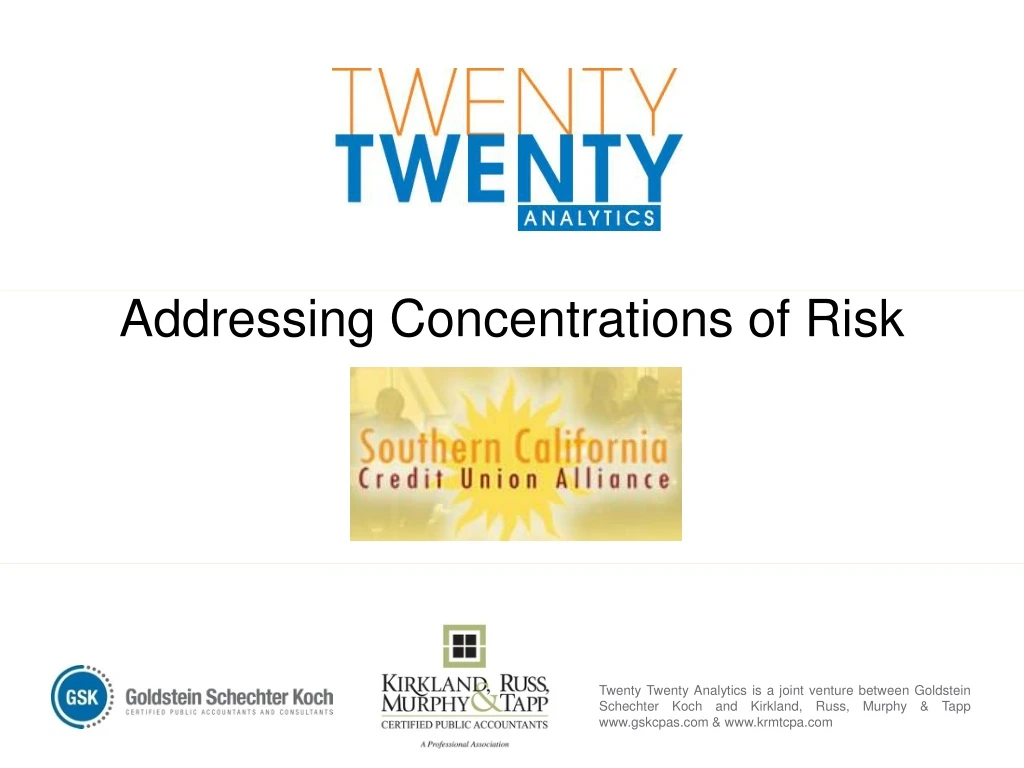 addressing concentrations of risk