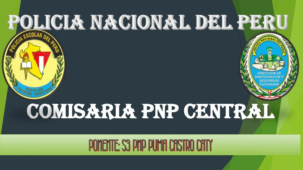 policia nacional del peru