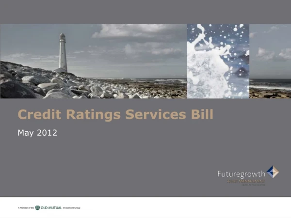 Credit Ratings Services Bill