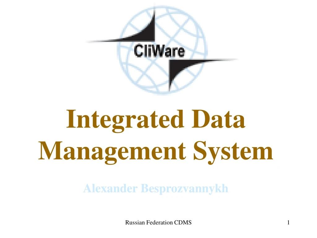 integrated data management system alexander