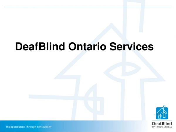 DeafBlind Ontario Services