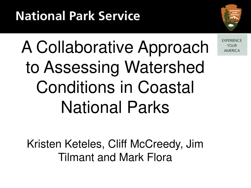 a collaborative approach to assessing watershed