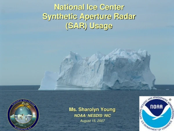 National Ice Center  Synthetic Aperture Radar (SAR) Usage