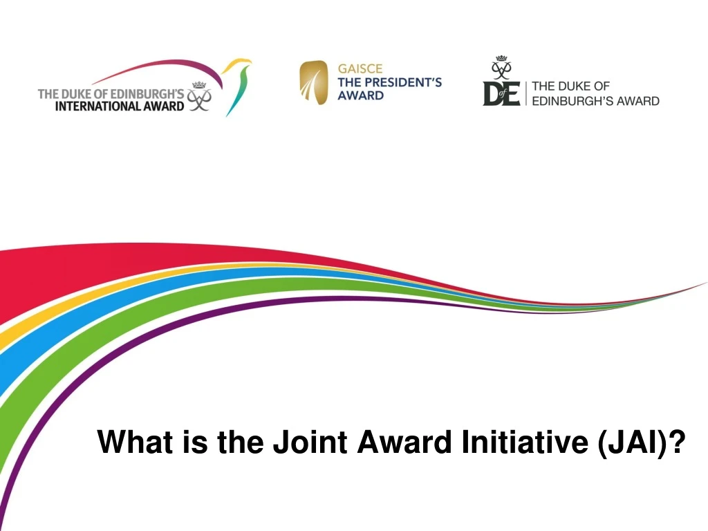 what is the joint award initiative jai