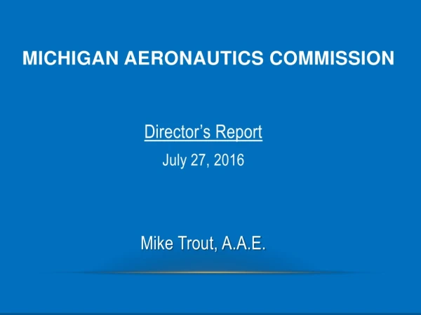 Michigan Aeronautics Commission