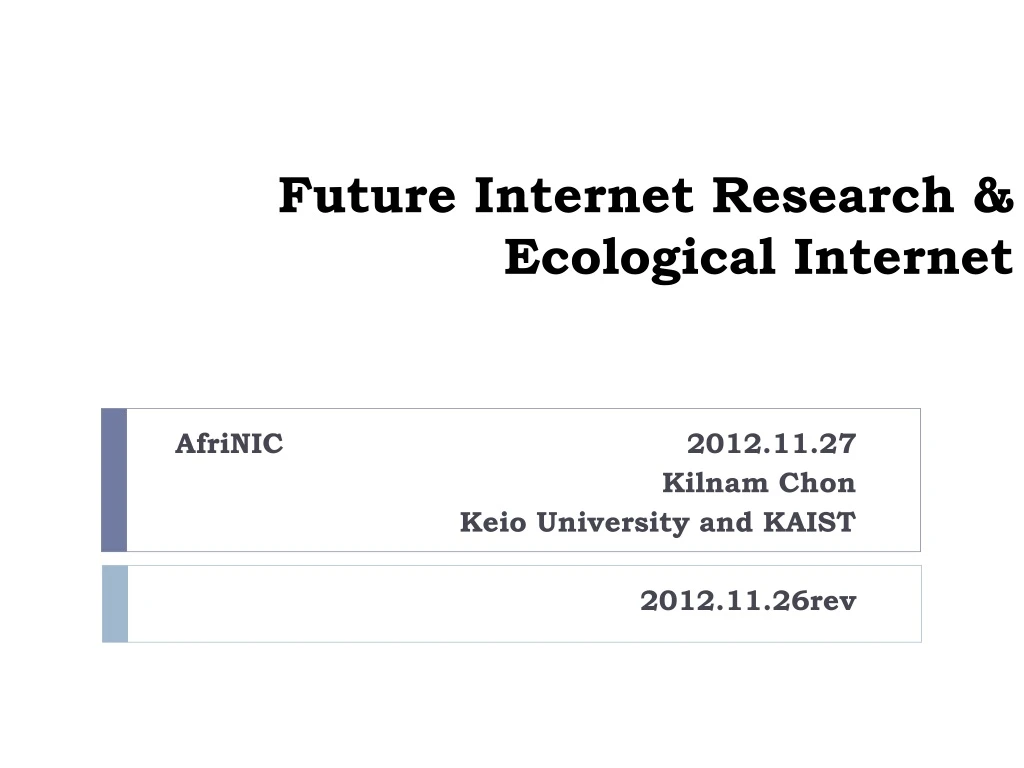 future internet research ecological internet