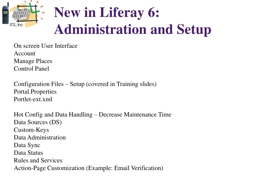 new in liferay 6 administration and setup