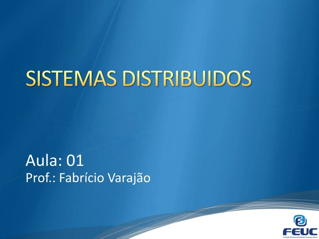 sistemas distribuidos