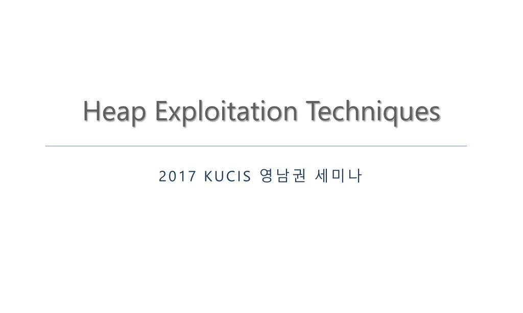 heap exploitation techniques