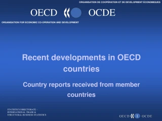 Recent Developments in OECD Countries: Trade Statistics and Economic Trends - slide 1