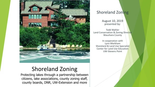 Shoreland Zoning