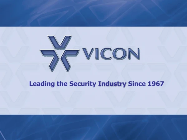 Leading the Security  Industry  Since 1967