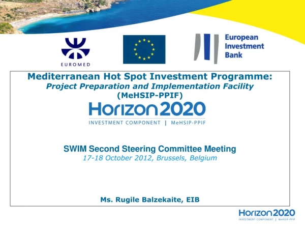 Mediterranean Hot Spot Investment Programme: Project Preparation and Implementation Facility