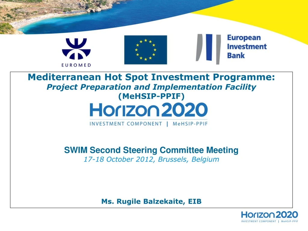 mediterranean hot spot investment programme