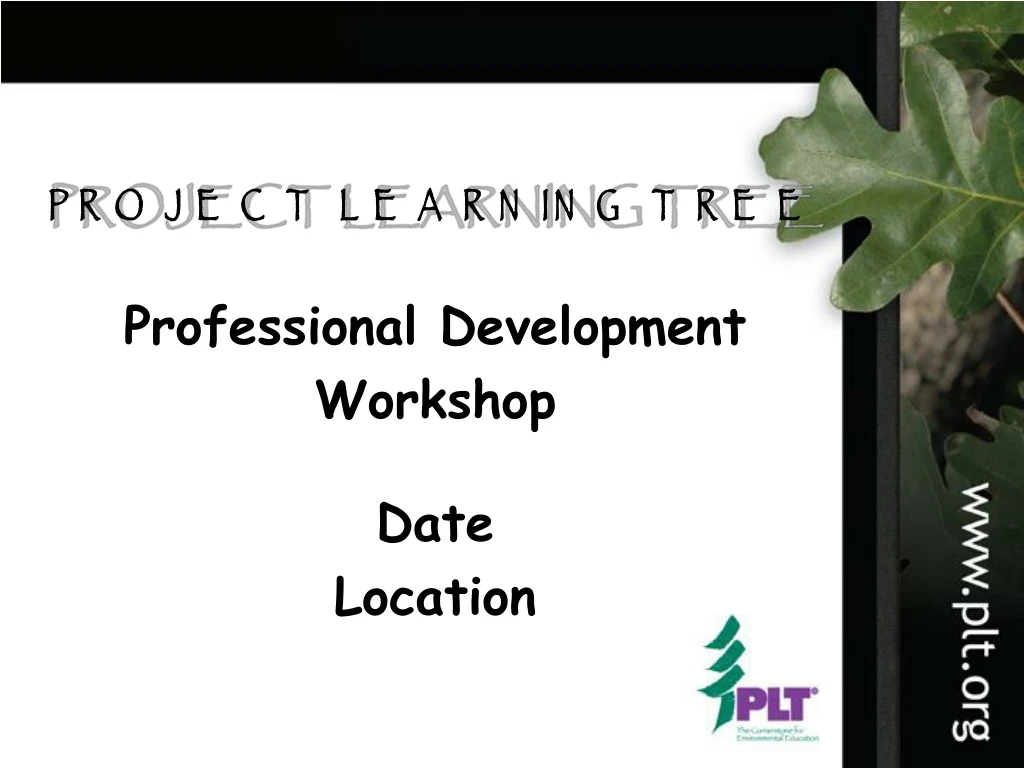 project learning tree