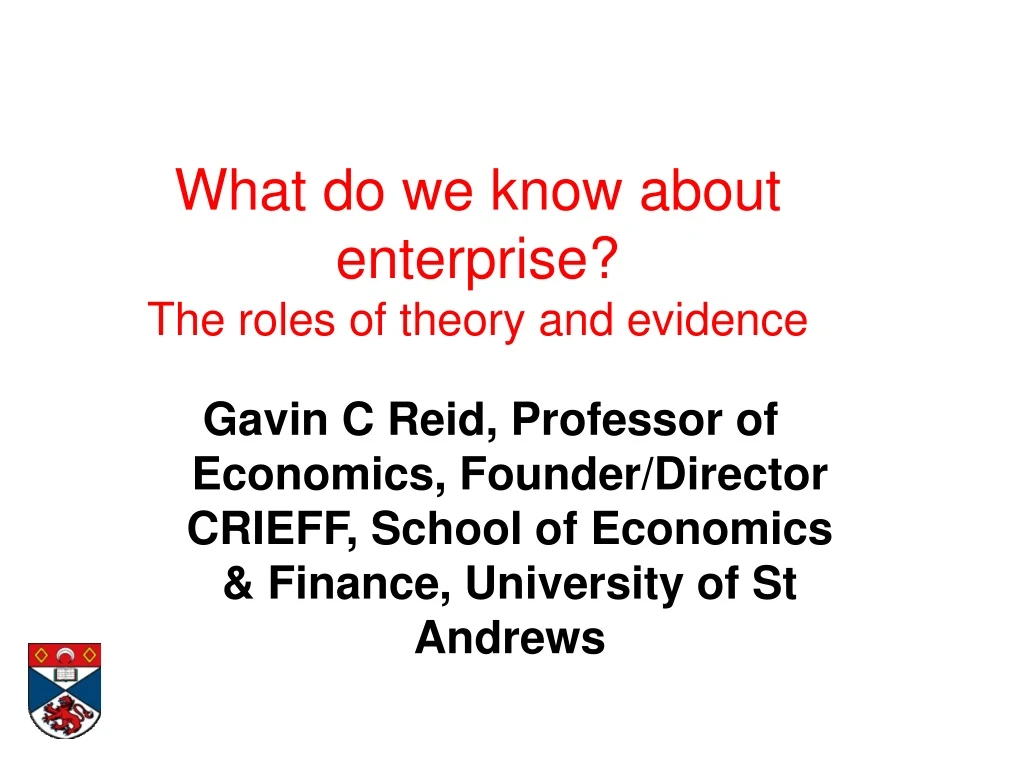 what do we know about enterprise the roles