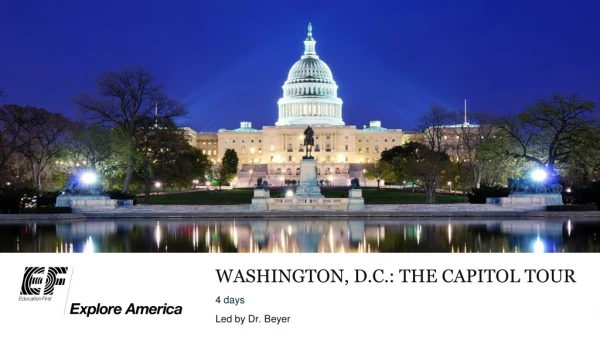 Washington,  d.c. : The capitol tour