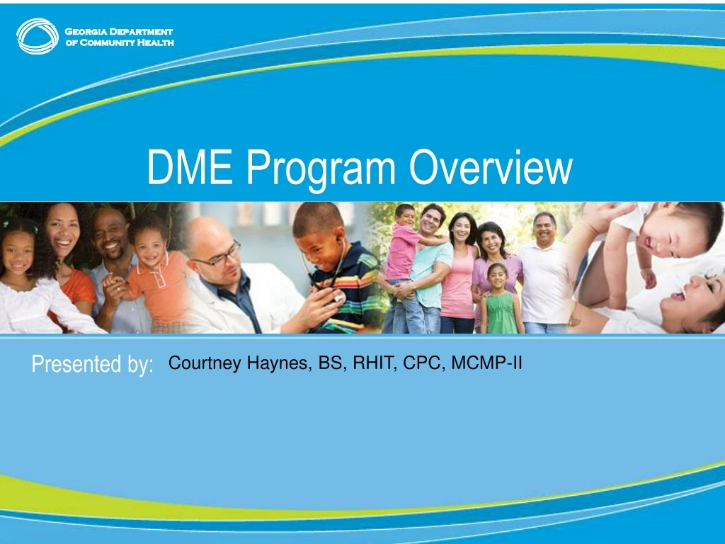 dme program overview